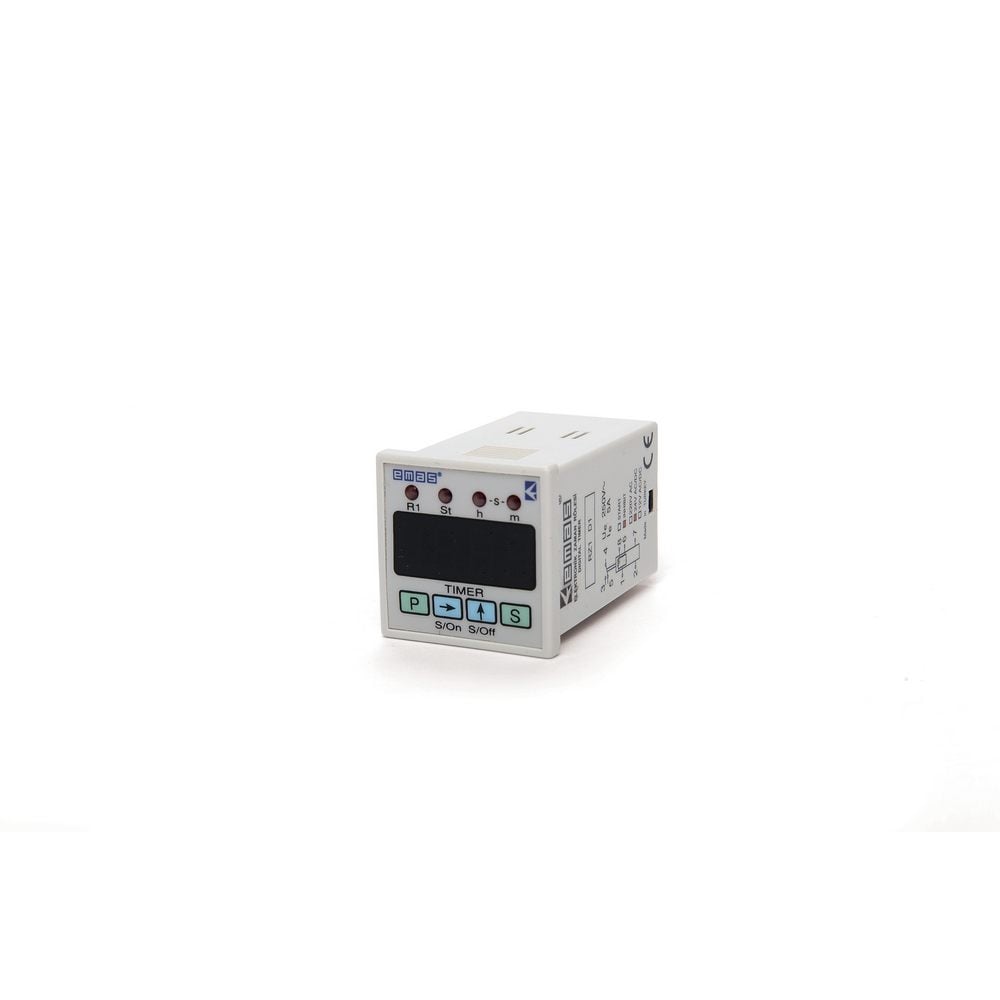 RZ1 Serisi 8 Pin'li 12VAC/DC 1CO 5A (rezistif) 0,1sn-99,59Saat Dijital Zaman Elektronik Röle