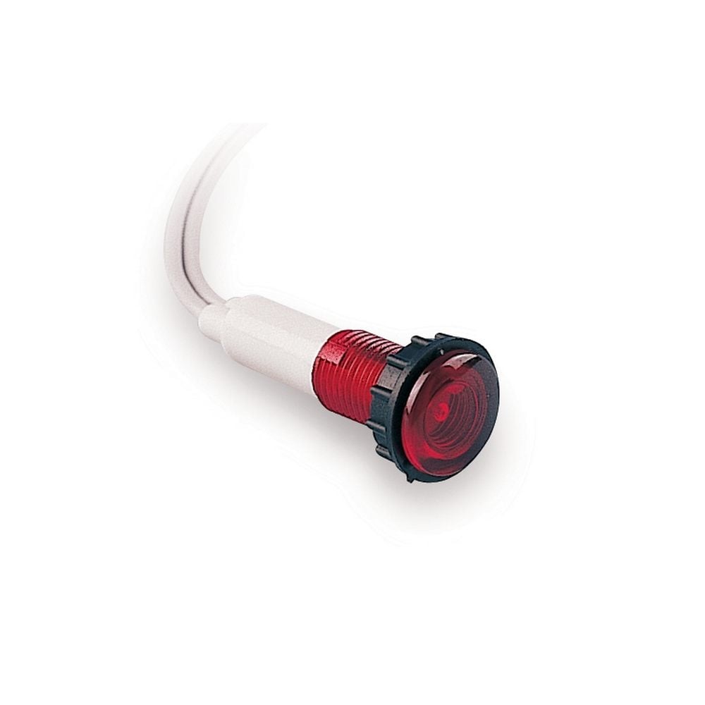 S Serisi Plastik LED li 230V AC Kırmızı 10 mm Sinyal