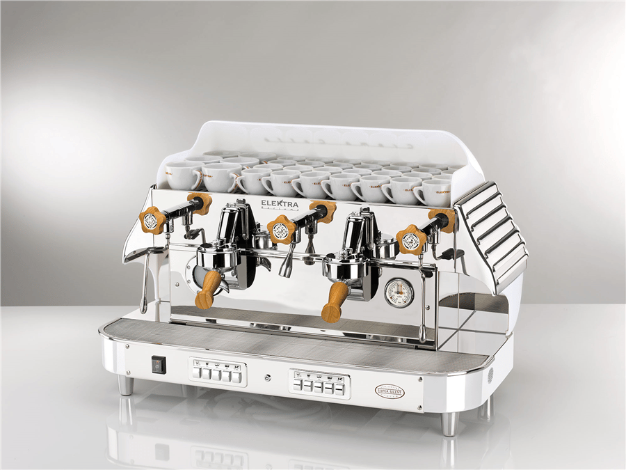 Elektra Barlume Tam Otomatik 2 Gruplu Buz Beyazı Espresso Kahve Makinesi