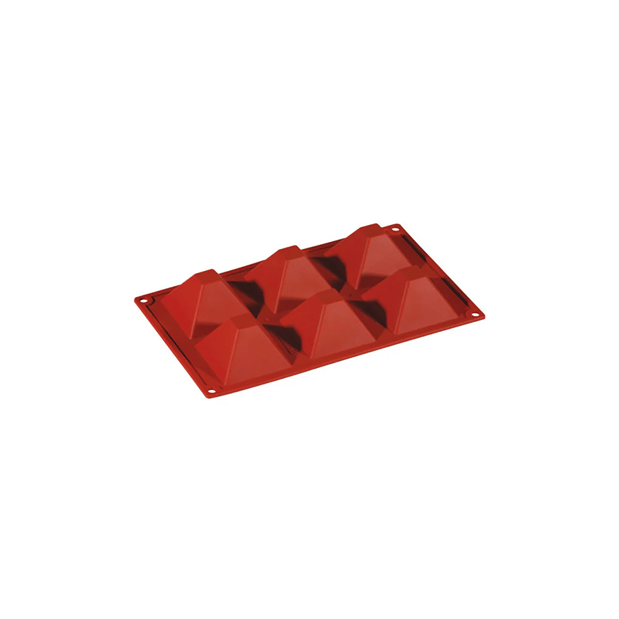 Piramit Silikon Kalıp 6'lı 71x71x40 mm