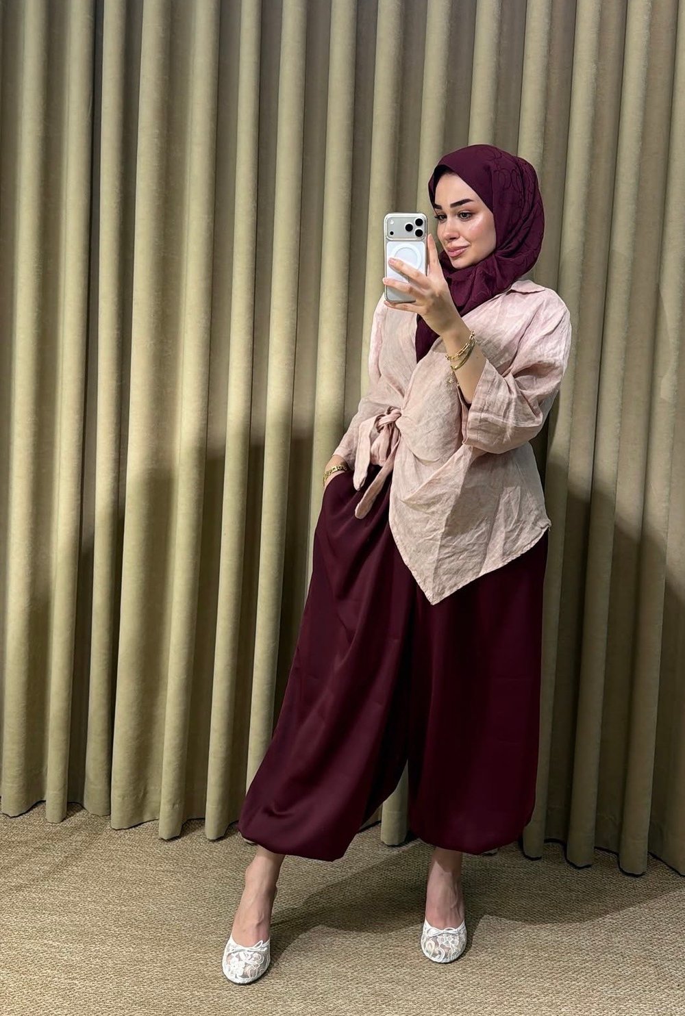 Pinky İthal Keten Bluz 