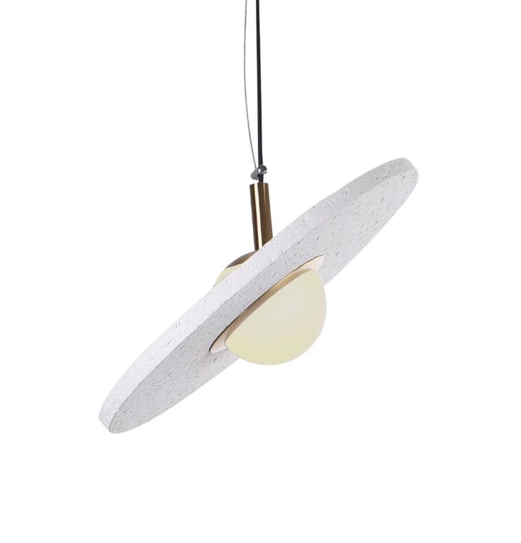 Saturn Beyaz Sarkıt Avize