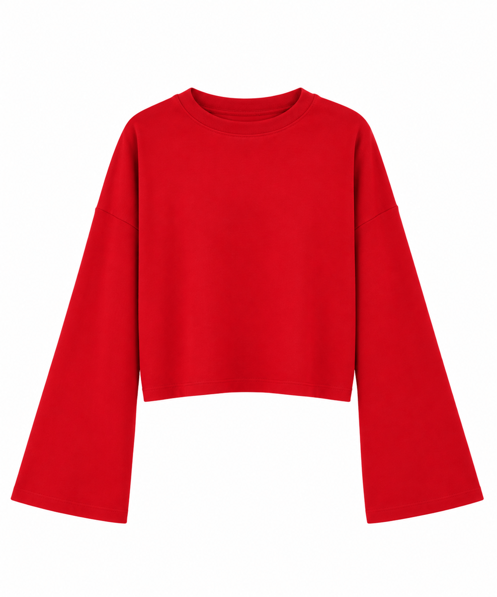 İspanyol Kol Detaylı Sweatshirt 12642