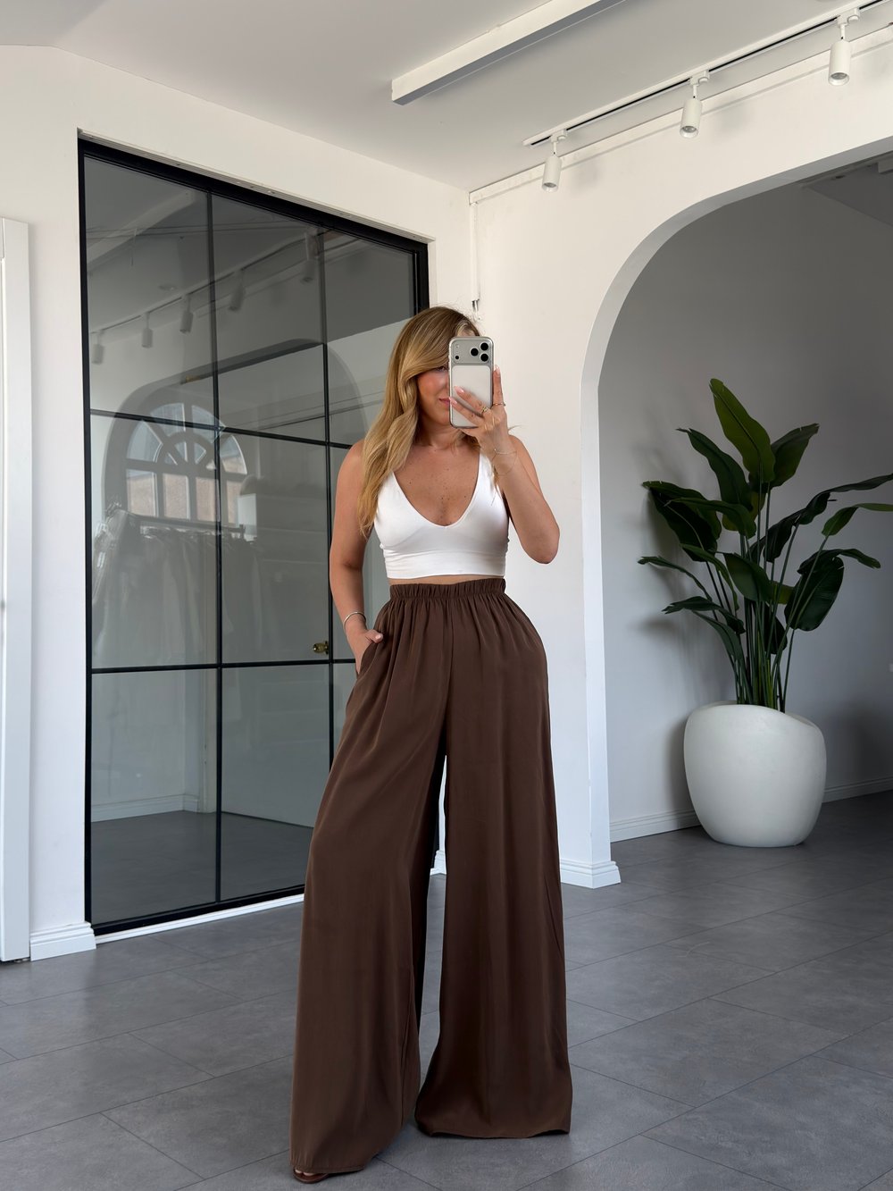 Beli Lastikli Tensel Pantolon 50979