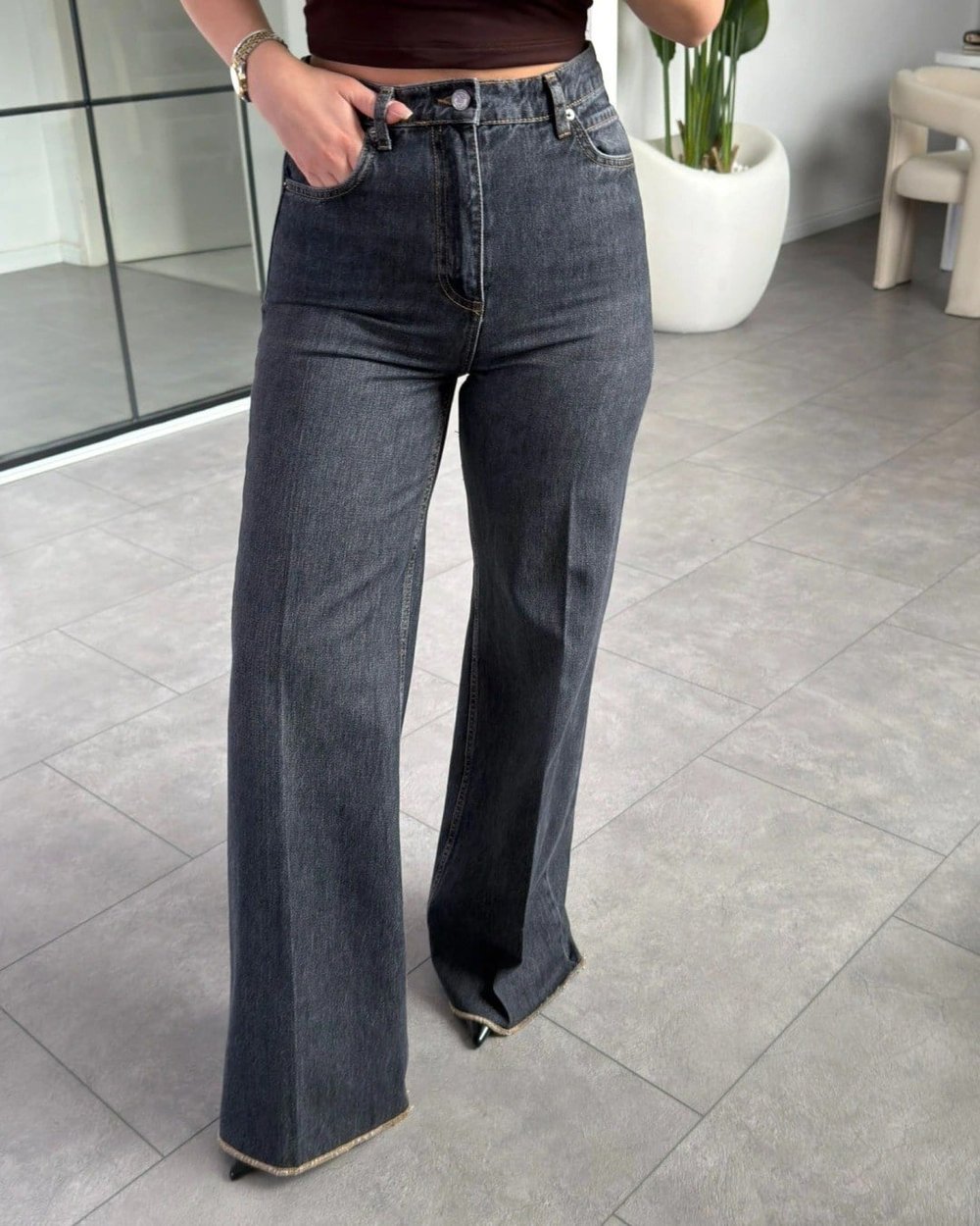 PAÇASI DİKİŞ DETAYLI JEAN