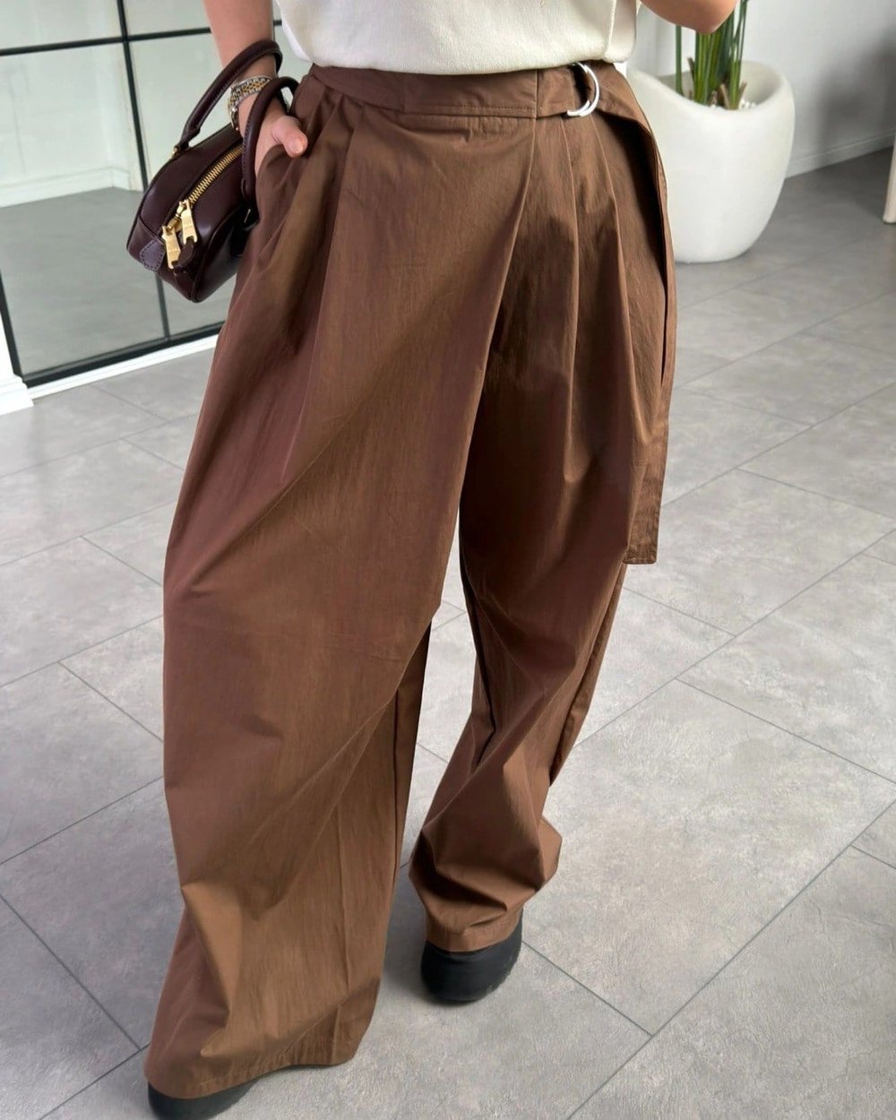 KUŞAKLI PANTOLON