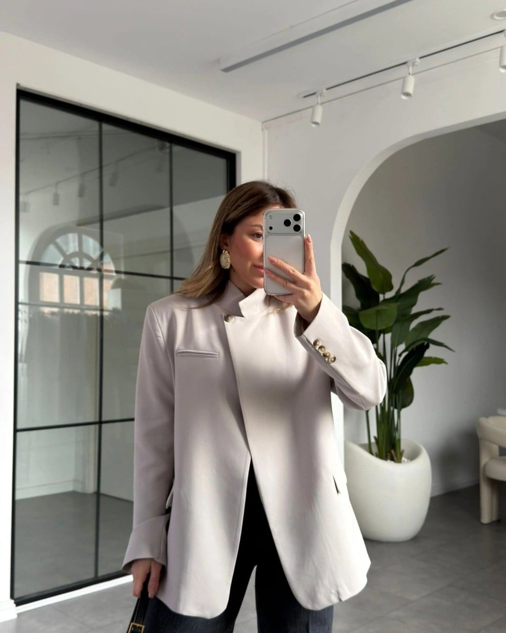 HAKİM YAKA BLAZER CEKET 9714