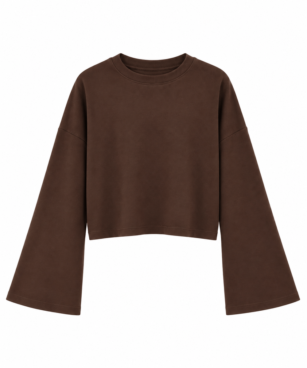 İspanyol Kol Detaylı Sweatshirt 12642