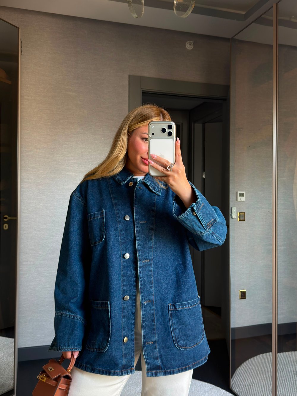 Kot Yıkamalı Denim Ceket 1501