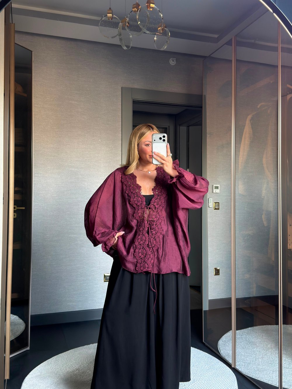 Dantelli Kimono Gömlek 5108       