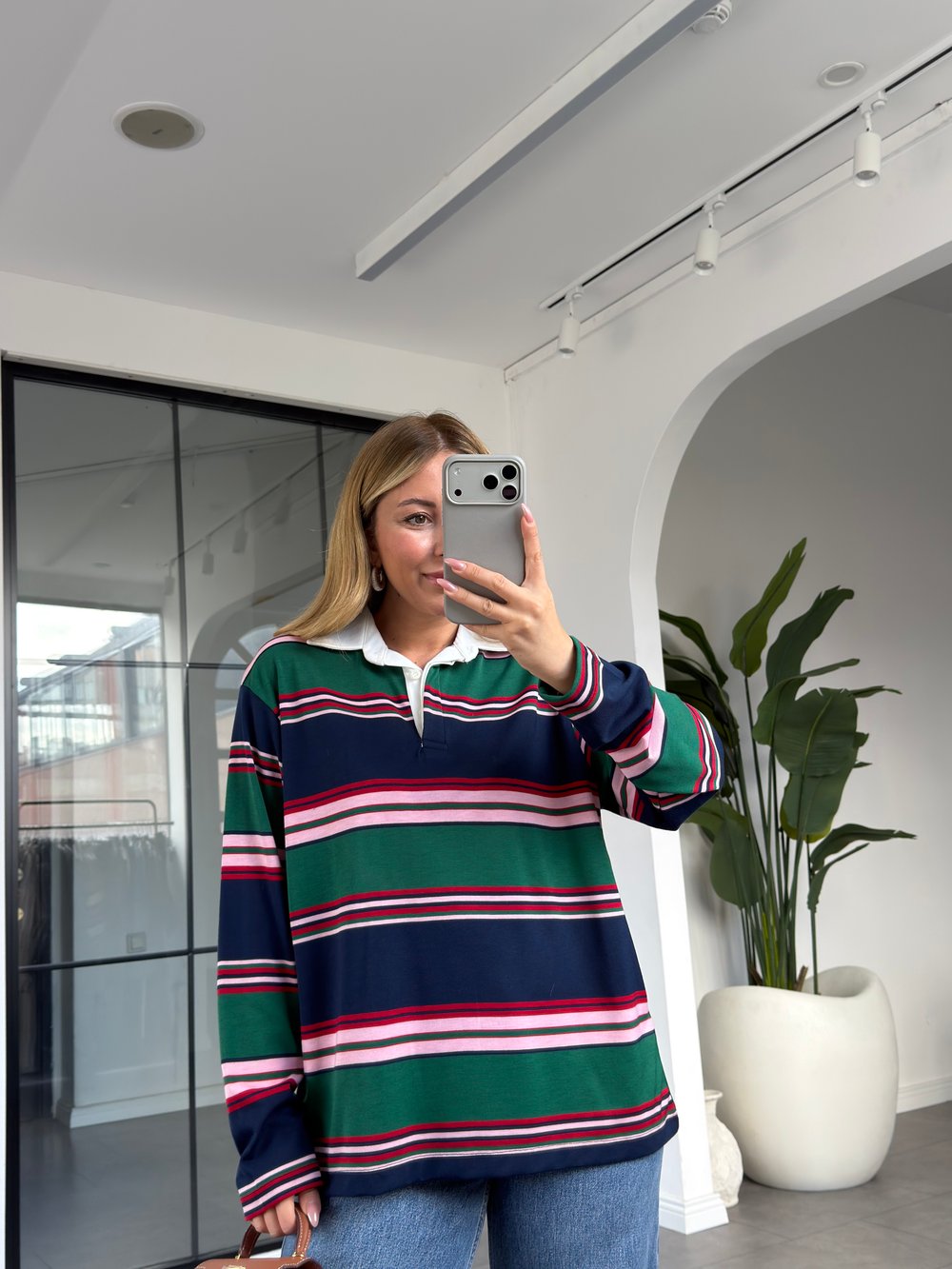 Çizgili Uzun Kol SweatShirt 261004