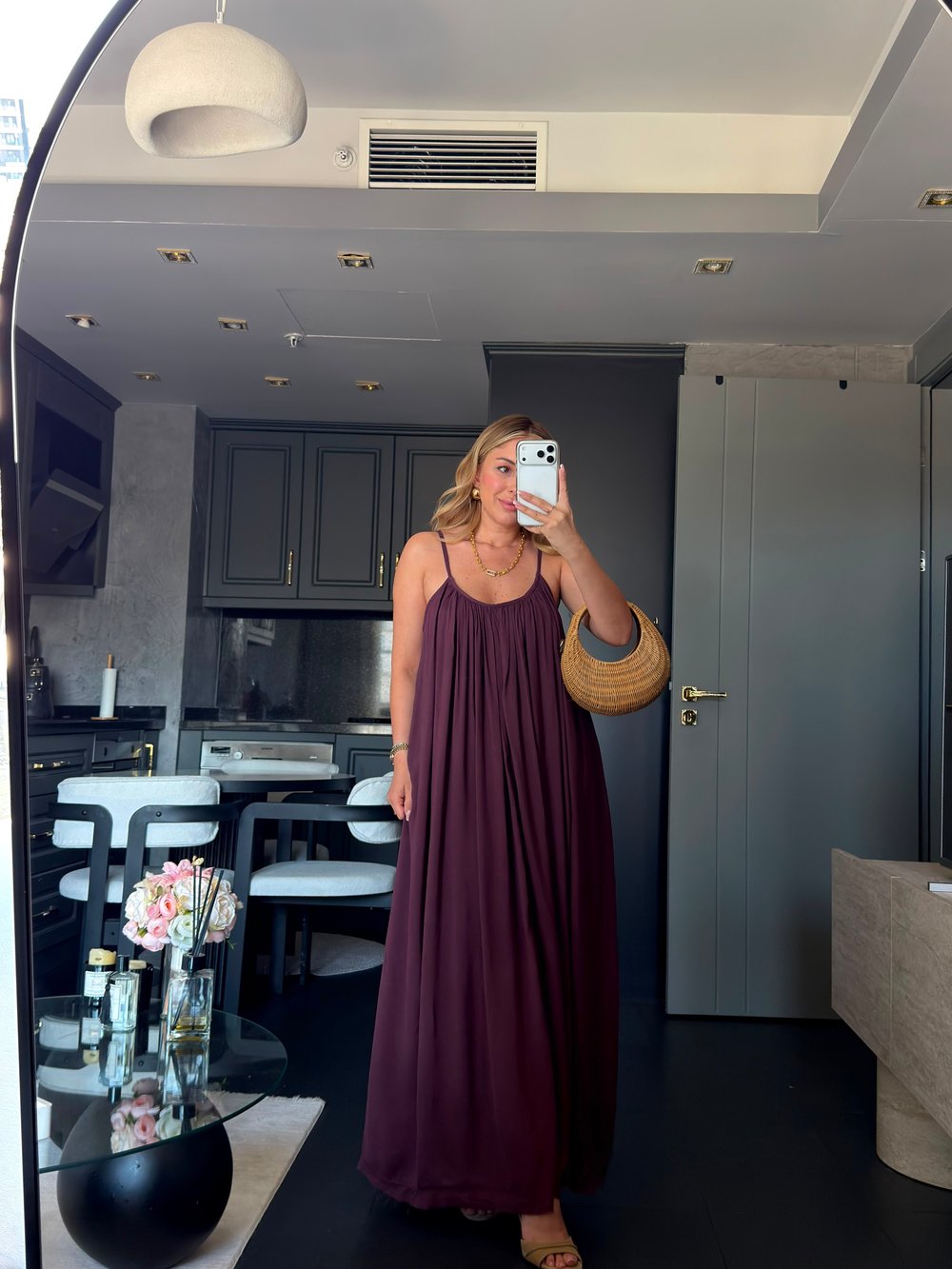 İP ASKI ORGANİK ELBİSE 3173  