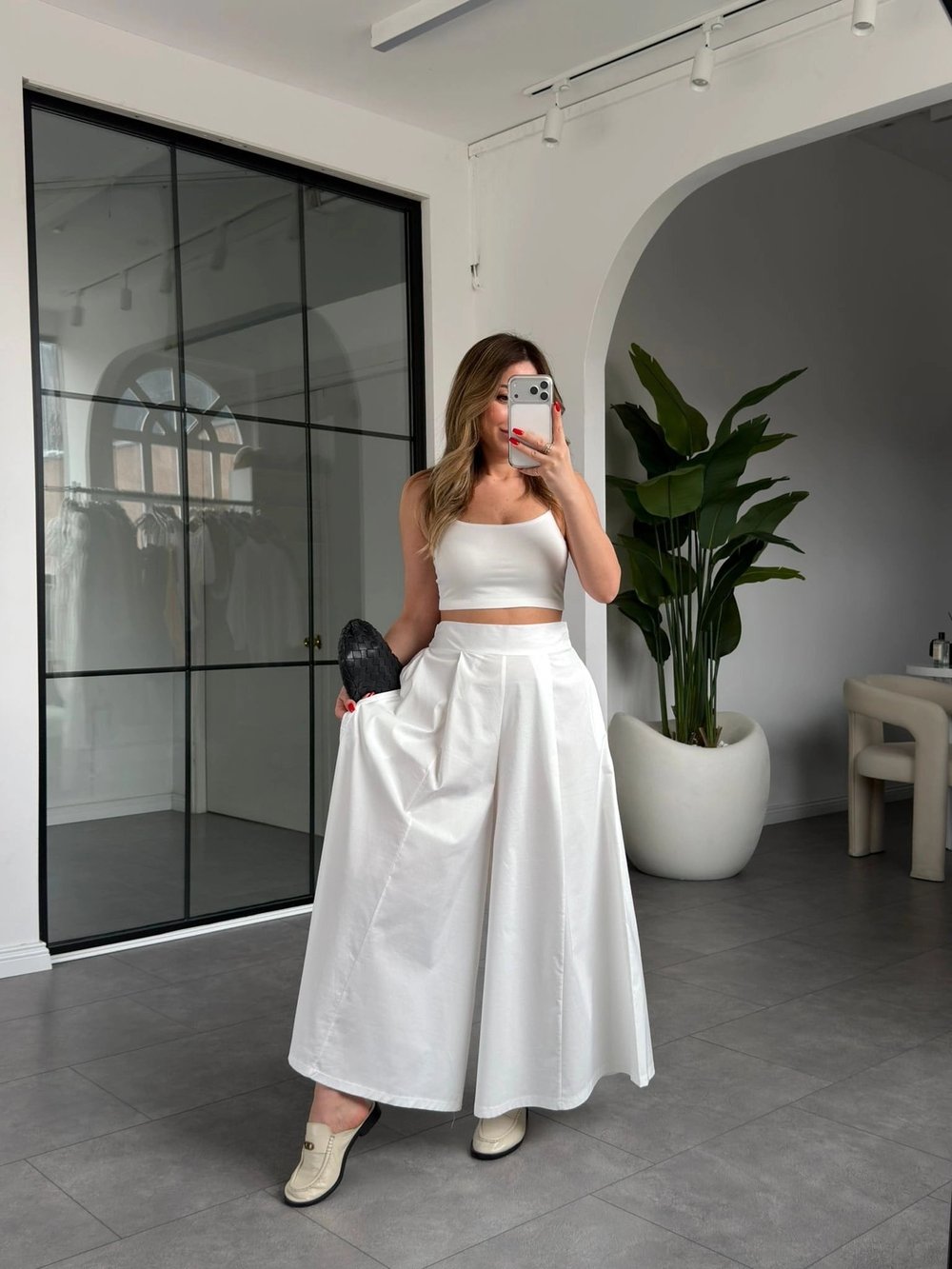 KÜF YEŞİLİ ETEK PANTOLON 30776