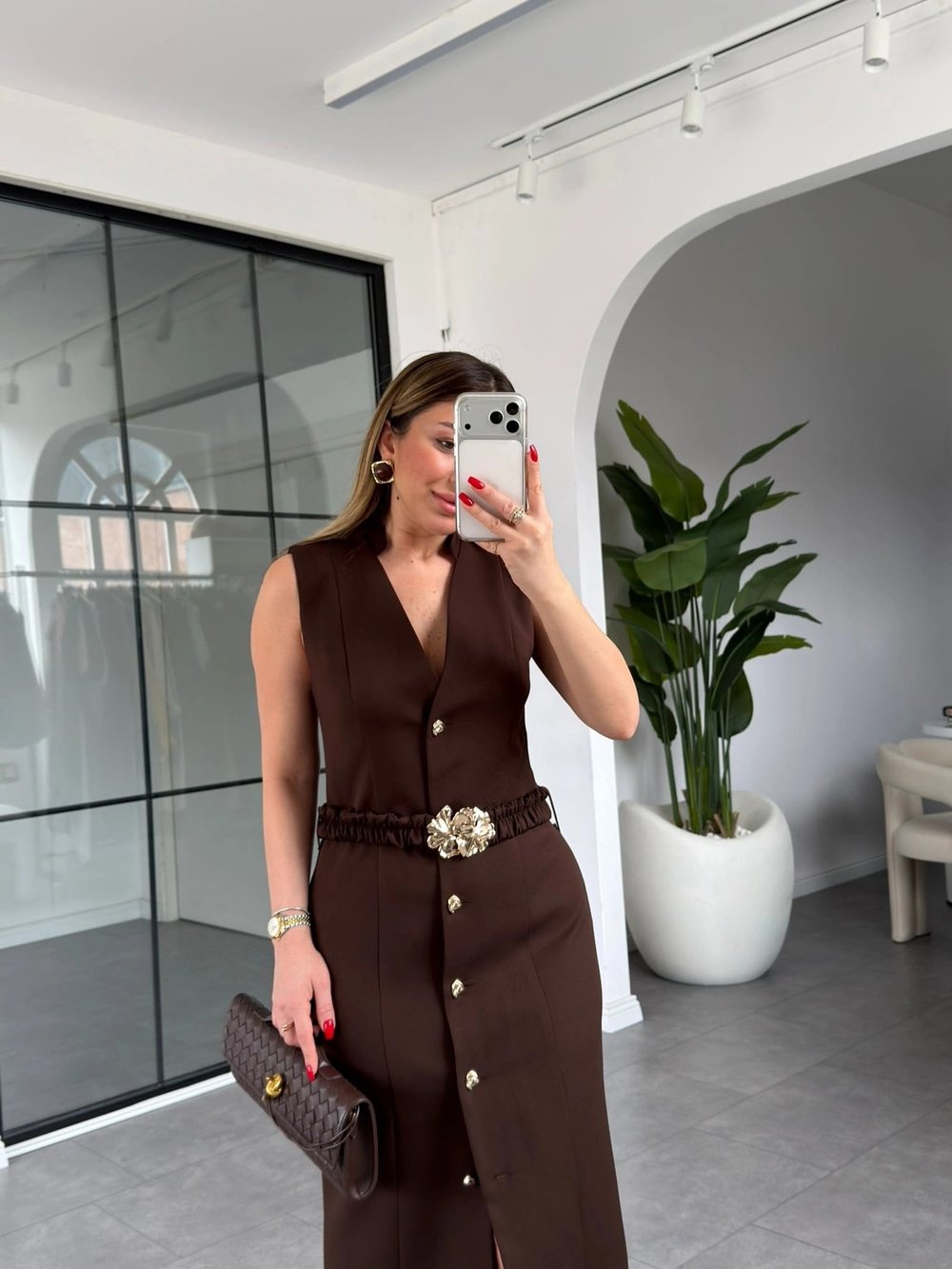 SİYAH ZR TOKALI ELBİSE 8381