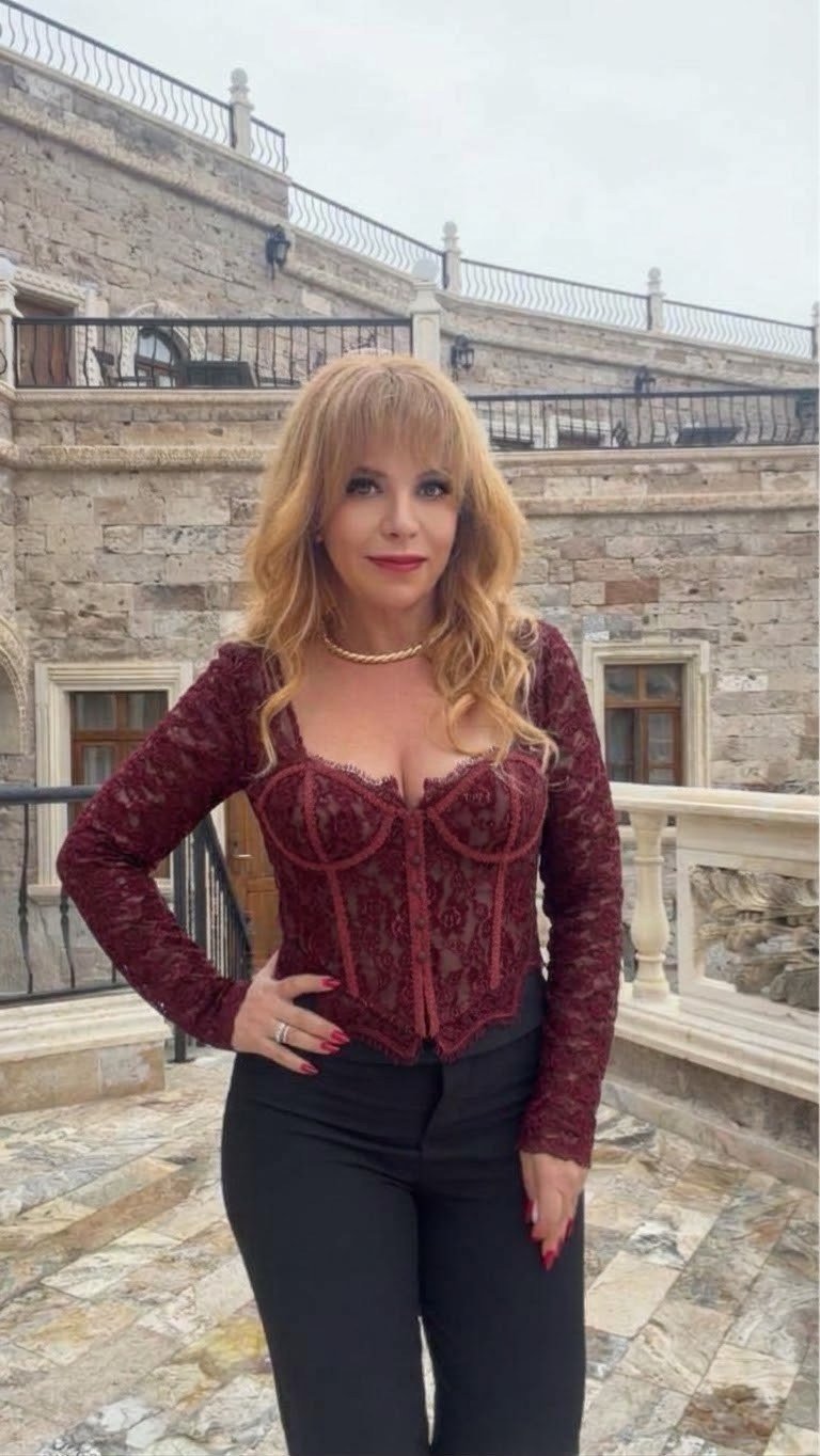 Dantelli Uzun Kol Korse Dantel Korse 