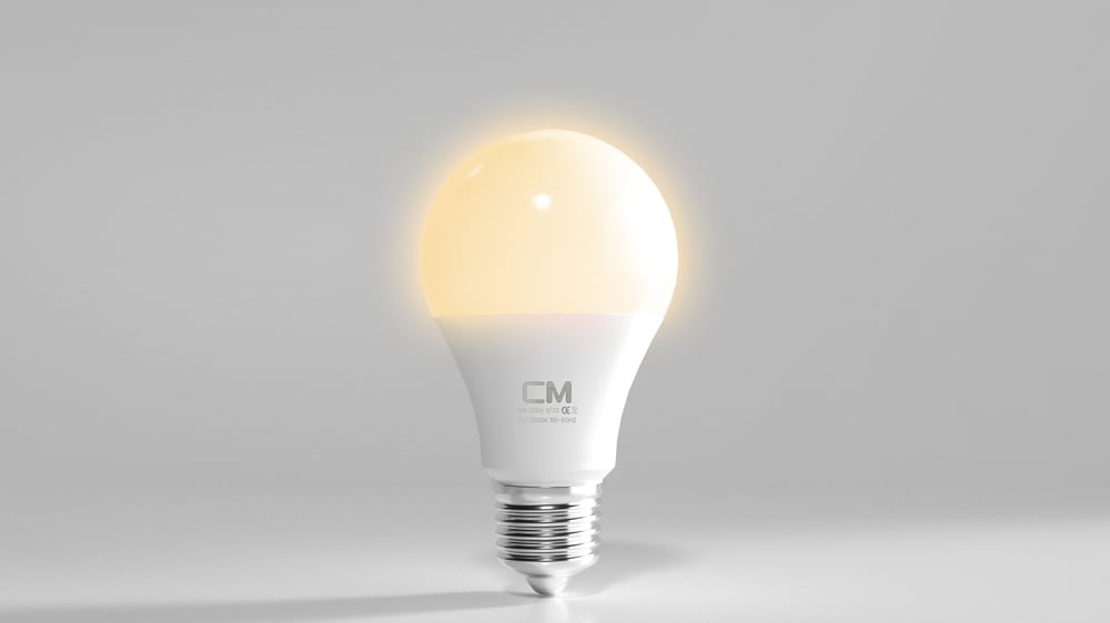 CM 9W E27 LED Ampul 3200K Sarı Işık – Enerji Tasarruflu Uzun Ömürlü Ev Aydınlatma Ampulü