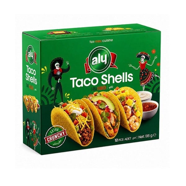 Aly Tako Kabuğu (12 adet) 135 gr
