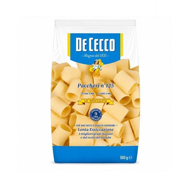 De Cecco Paccheri (Kalın Boru) Makarna 500 gr
