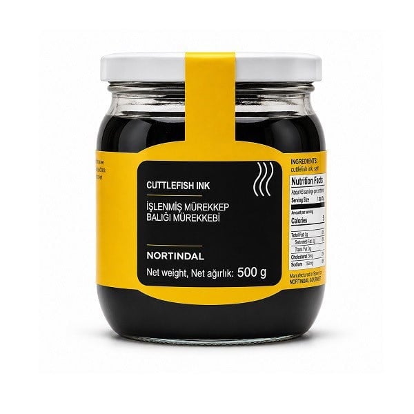 Nortindal İşlenmiş Mürekkep Balığı Mürekkebi 500 gr