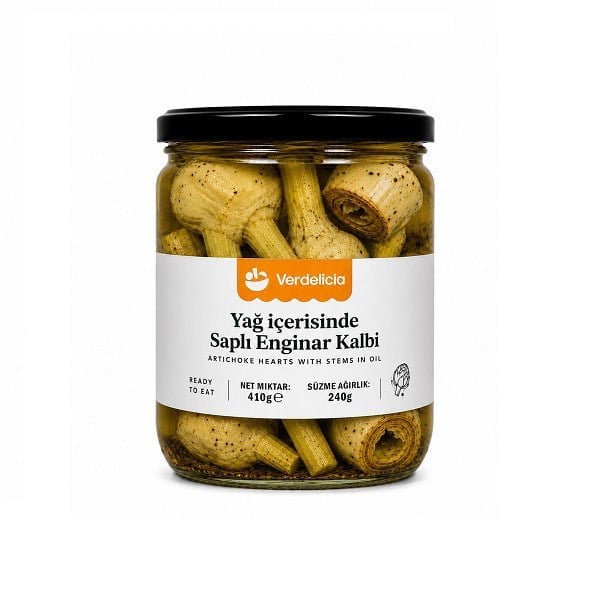 Verdelicia Saplı Enginar Kalbi 410 gr