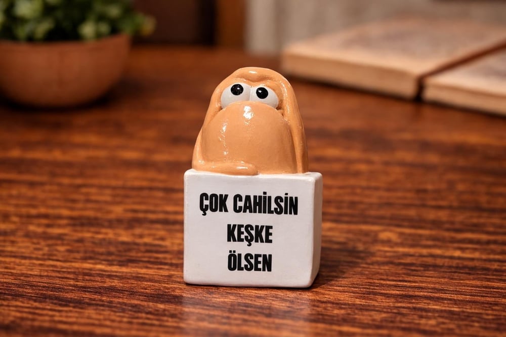 Seramik Yazılı figür / Kişiye özel