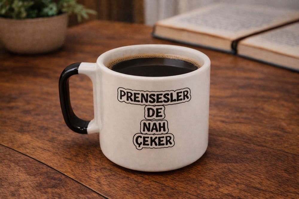 Türk Kahvesi Fincanı - NAH Çeken Prenses