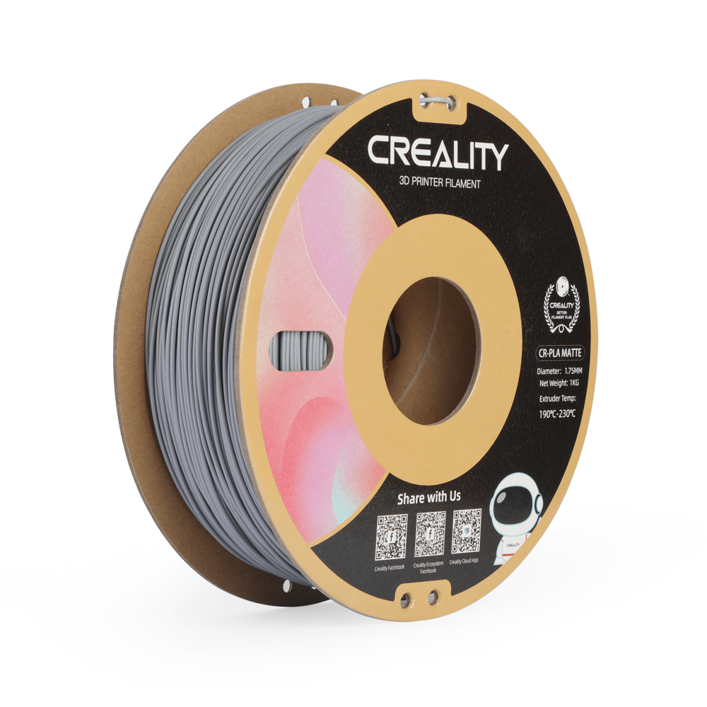 Creality CR PLA Matte Grey Filament 1.75mm 1kg