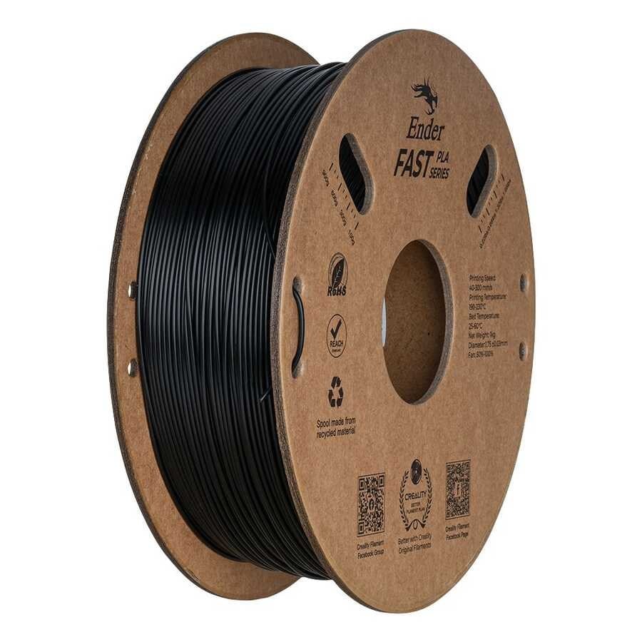 Creality Ender Fast PLA Siyah Filament 1.75mm 1kg