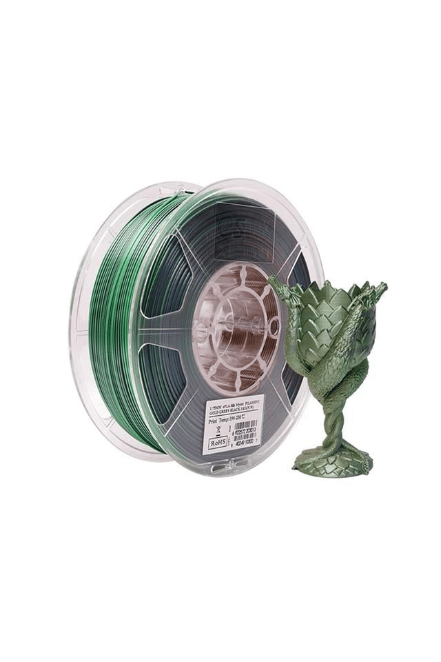 eSUN ePLA-Silk Mystic Altın-Yeşil-Siyah Filament 1.75mm 1kg