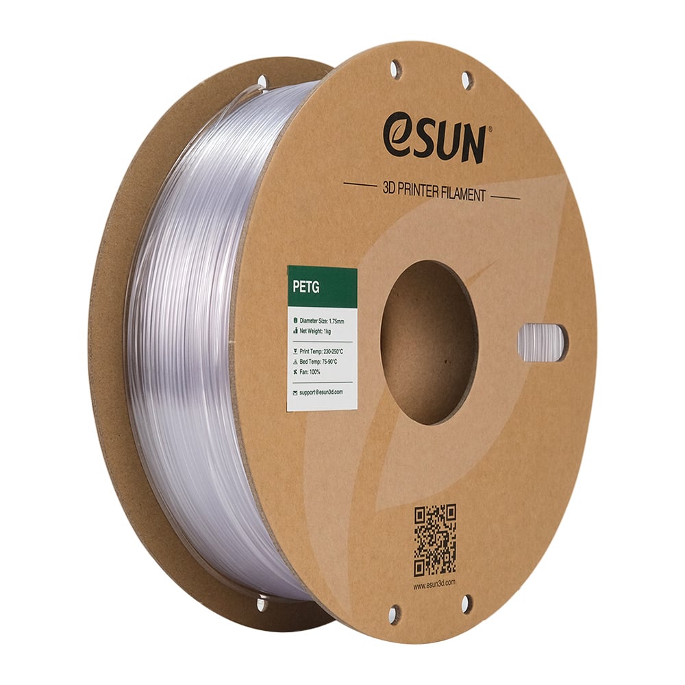 Esun PETG Clear Filament 1.75mm 1kg
