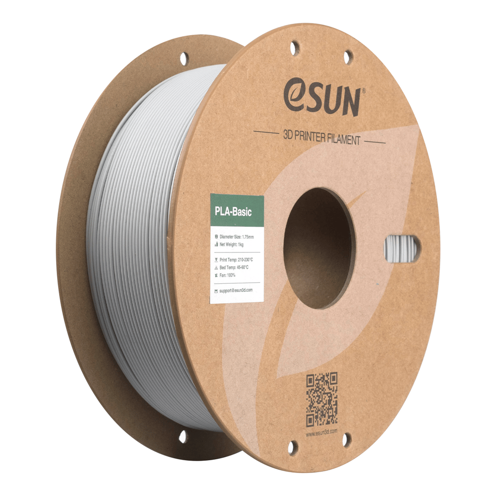 eSun PLA Basic Beton Gri Filament 1.75mm 1 Kg