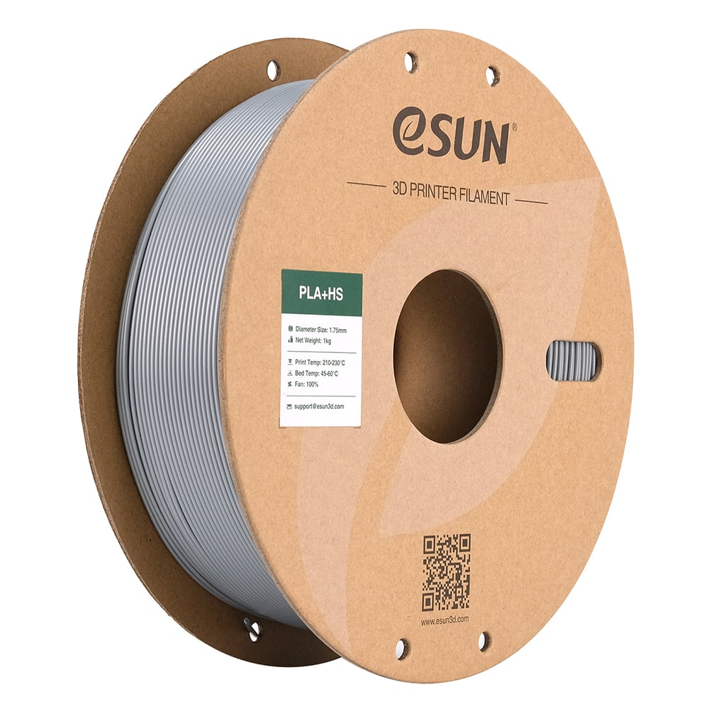 eSUN PLA+HS Gümüş Filament 1.75mm 1kg
