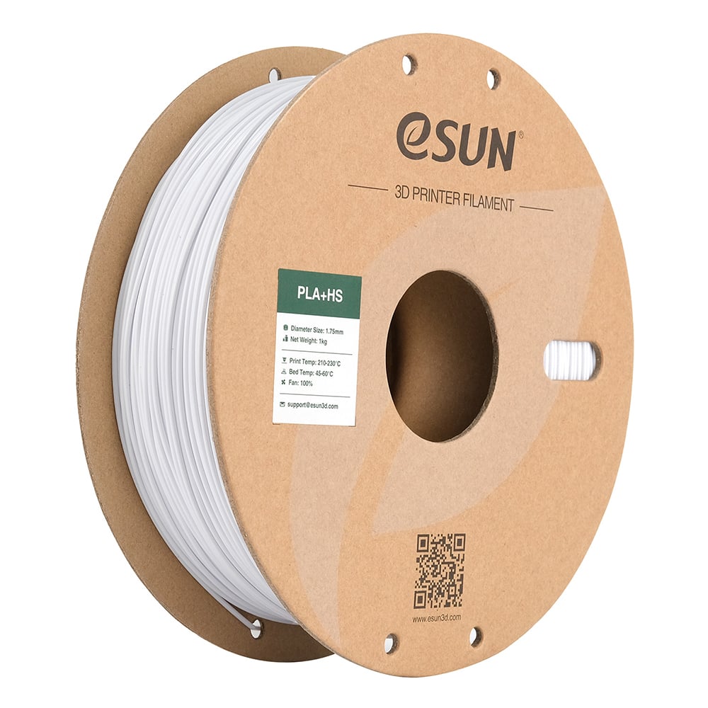 eSUN PLA+HS Soğuk Beyaz Filament 1.75mm 1kg