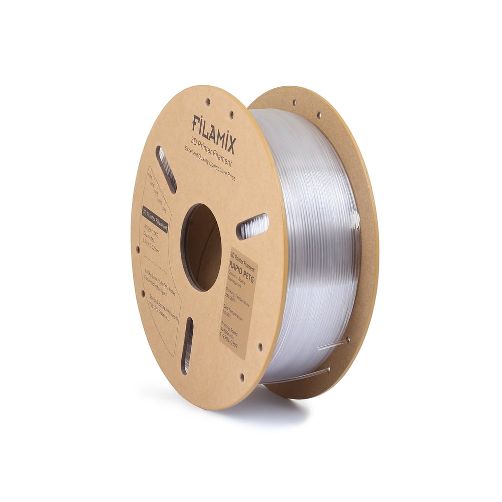 Filamix Hyper PETG Space Transparent Filament 1.75mm 1 Kg