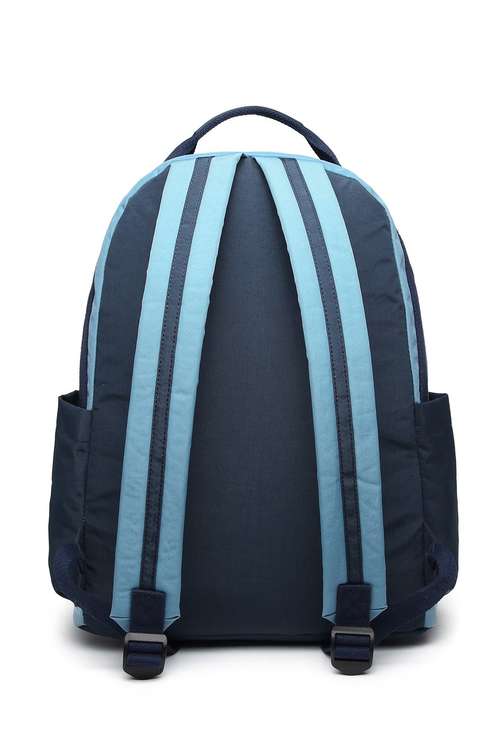 Büyük Boy Laptop Bölmeli Su Geçirmez Kumaş Renkli Okul Çantası Mavi/Lacivert