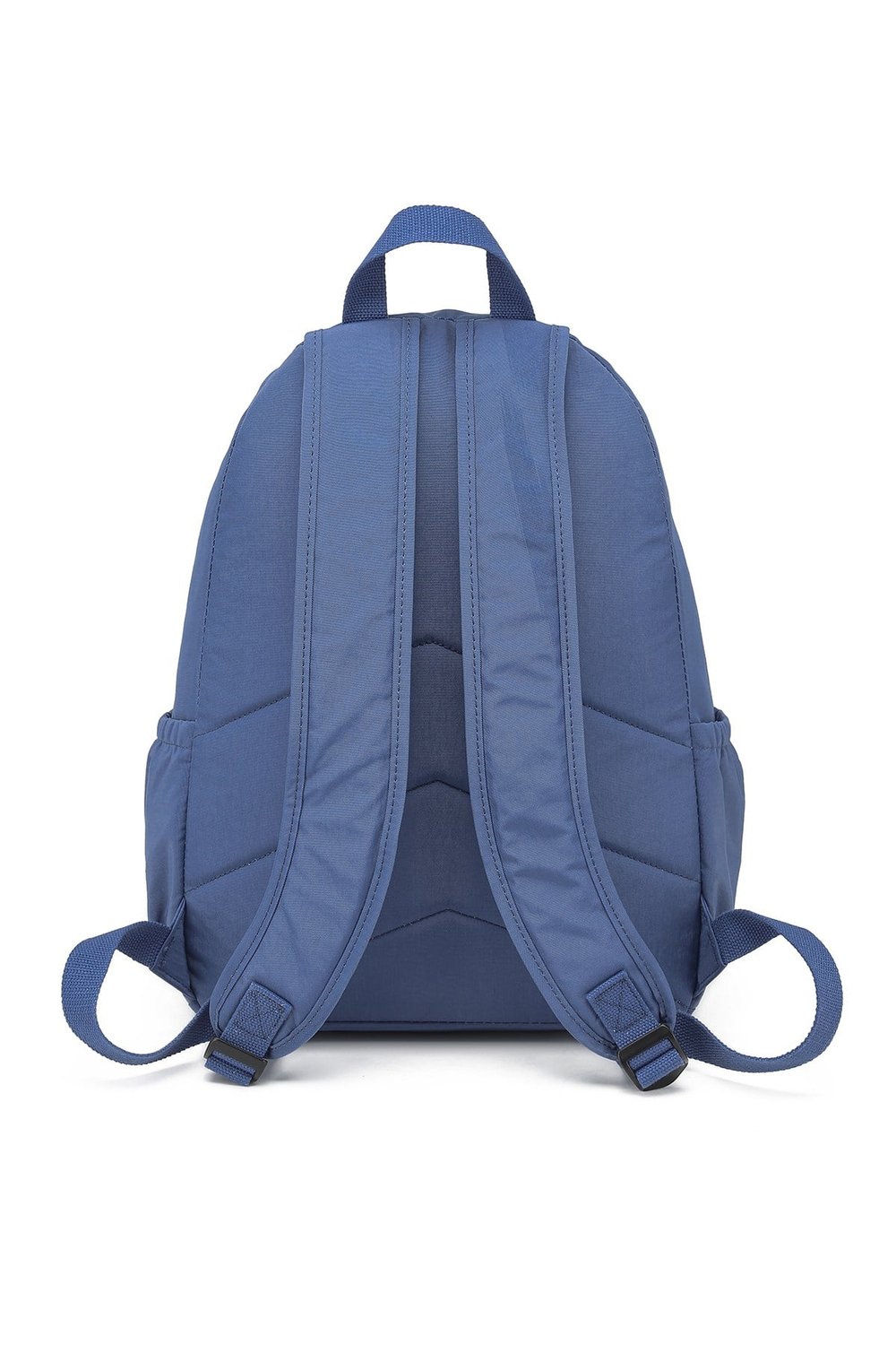 Büyük Boy Laptop Bölmeli Su Geçirmez Krınkıl Kumaş Okul Çantası Mavi