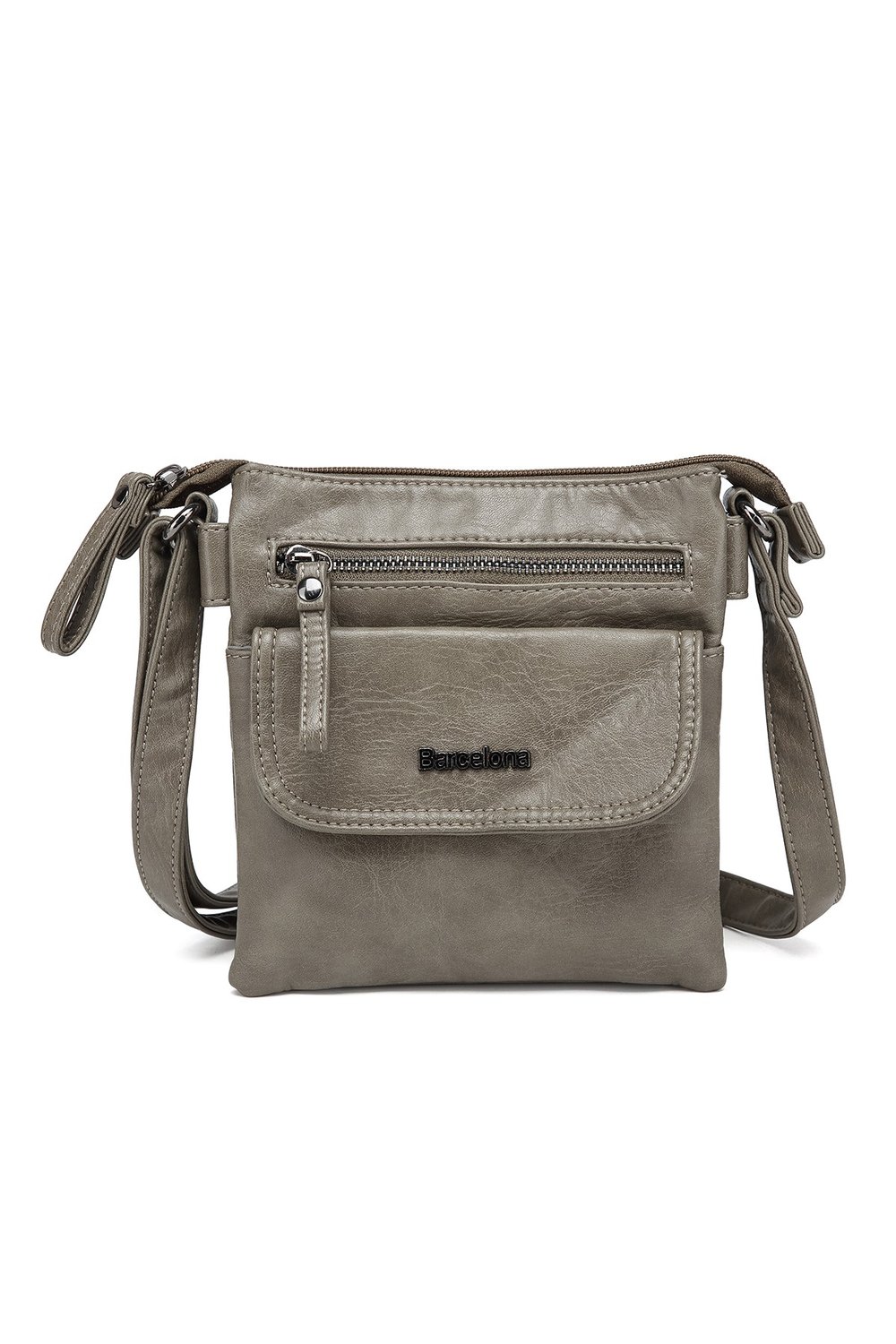 Çapraz Askılı Mini Boy Dikey Tasarım Günlük Telefon ve Pazar Çantası Mint