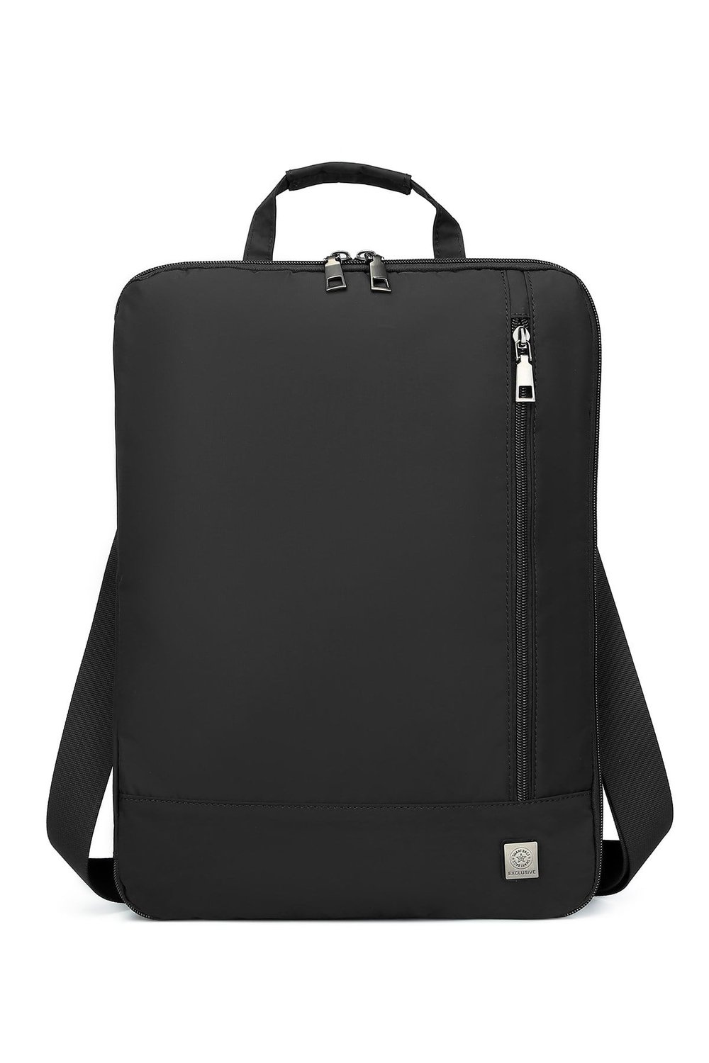 Smart 180 Derece Açılabilir Koruma Bölmeli 15,6 İnç Laptop El ve Omuz Çantası Siyah