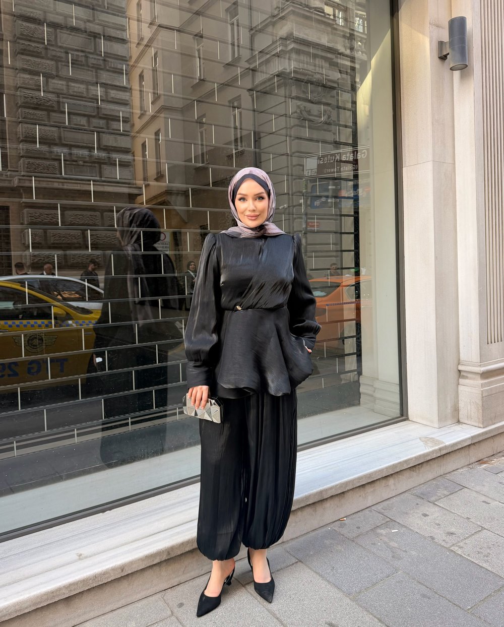 Gustto Pantalon Takım | Siyah