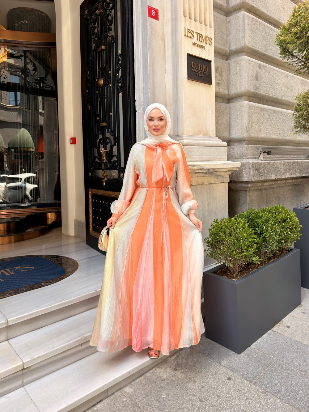LİLYUM ELBİSE  | ORANJ
