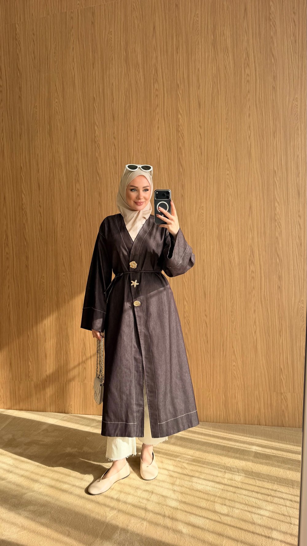 MAGİE KİMONO KOT CEKET MÜRDÜM