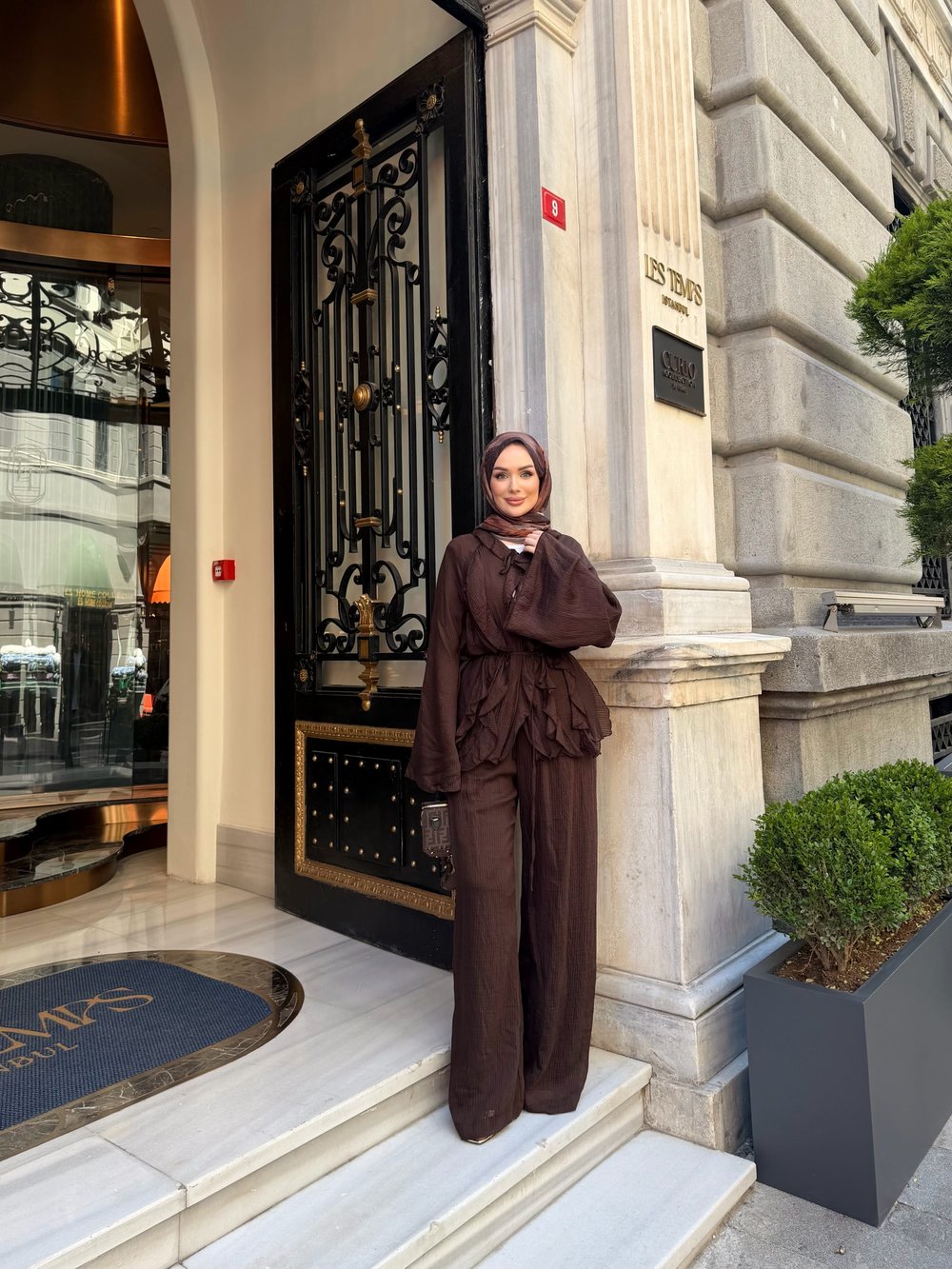 MİRA PANTOLON TAKIM | KAHVE