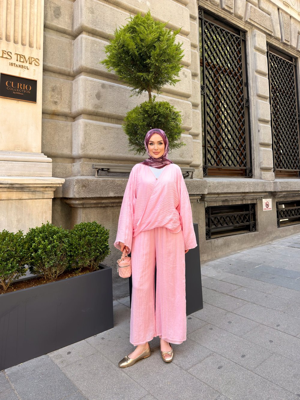 NAİ PANTOLON TAKIM | PEMBE