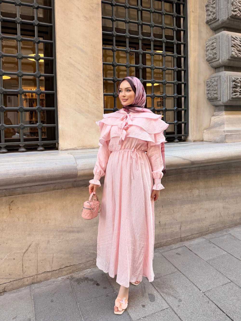 Soleil Elbise | Pembe