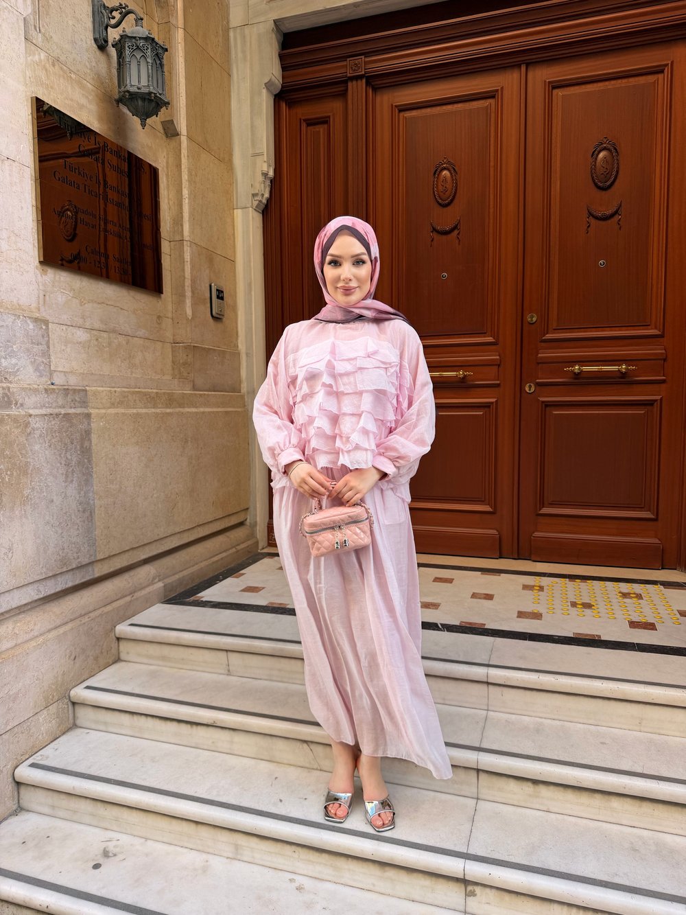 Swarski Etek Takım | Pembe