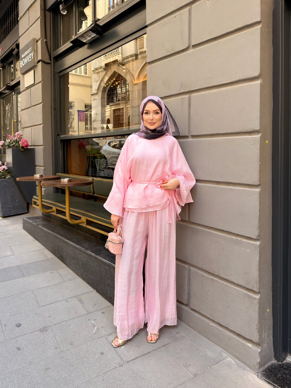 Valeska Pantolon Takım | Pembe