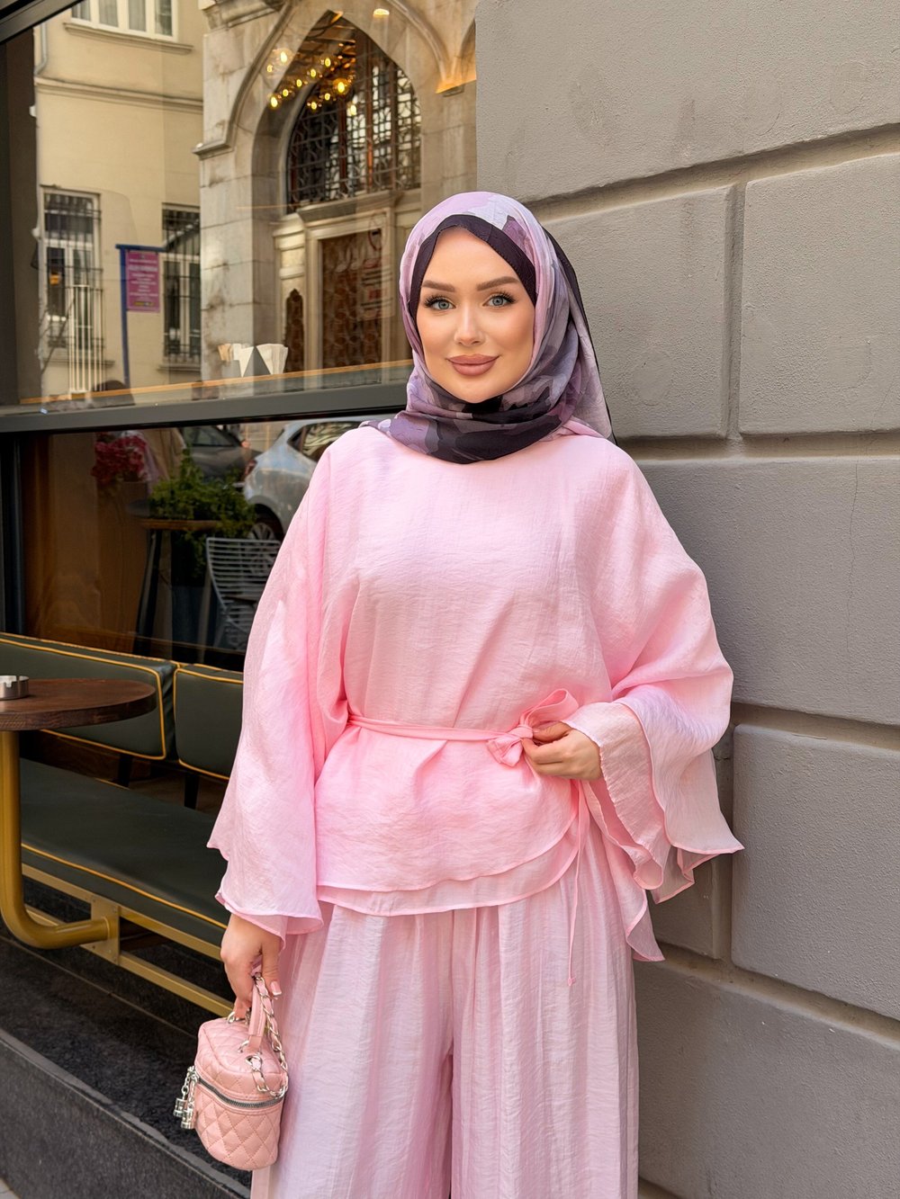 Valeska Pantolon Takım | Pembe