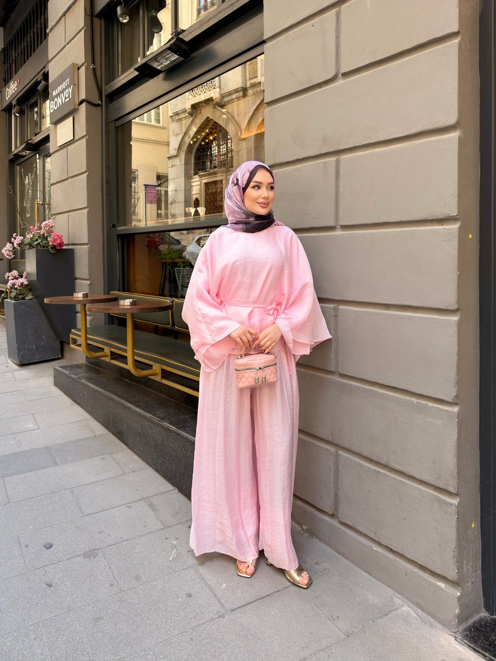 Valeska Pantolon Takım | Pembe