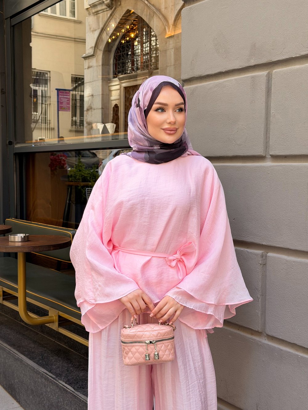 Valeska Pantolon Takım | Pembe