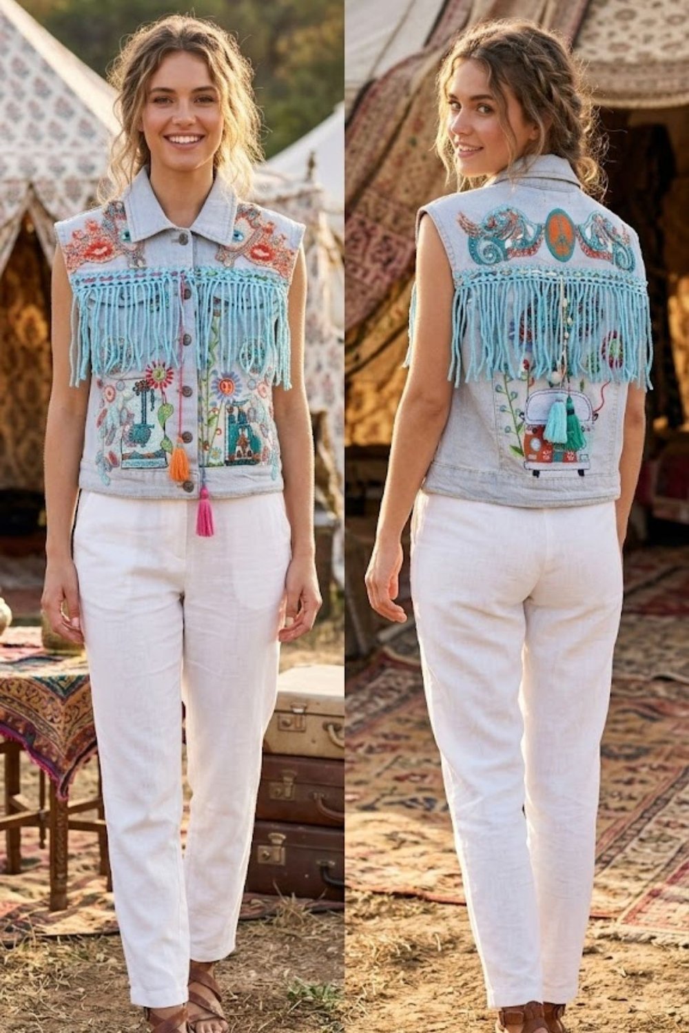 Bohem Kot Yelek 